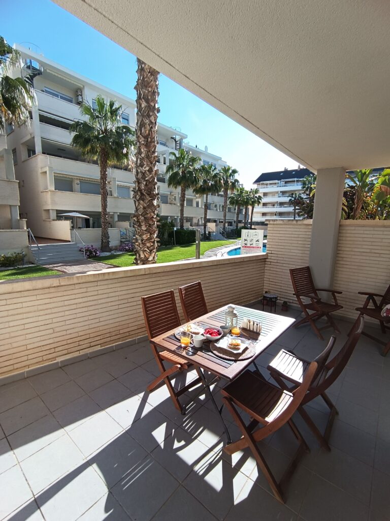 Terraza de El Pisito de Denia